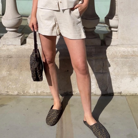 FENDI ZUCCA Signature MONOGRAM Slippers Size 38 - Picture 6 of 12